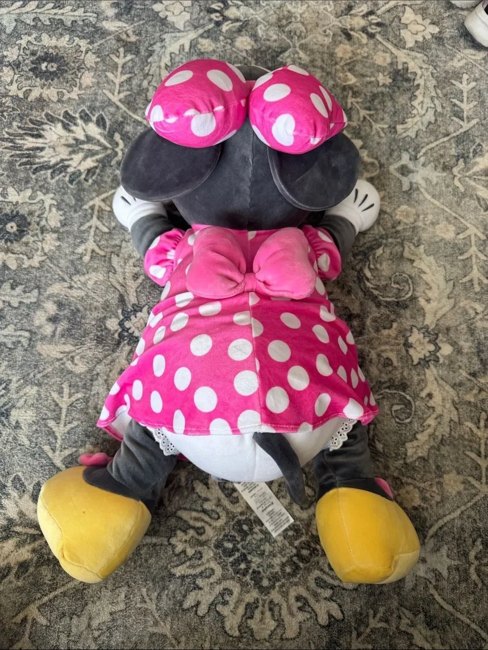 Plush Pink Polka Dot Minnie Mouse Stuffed Toy